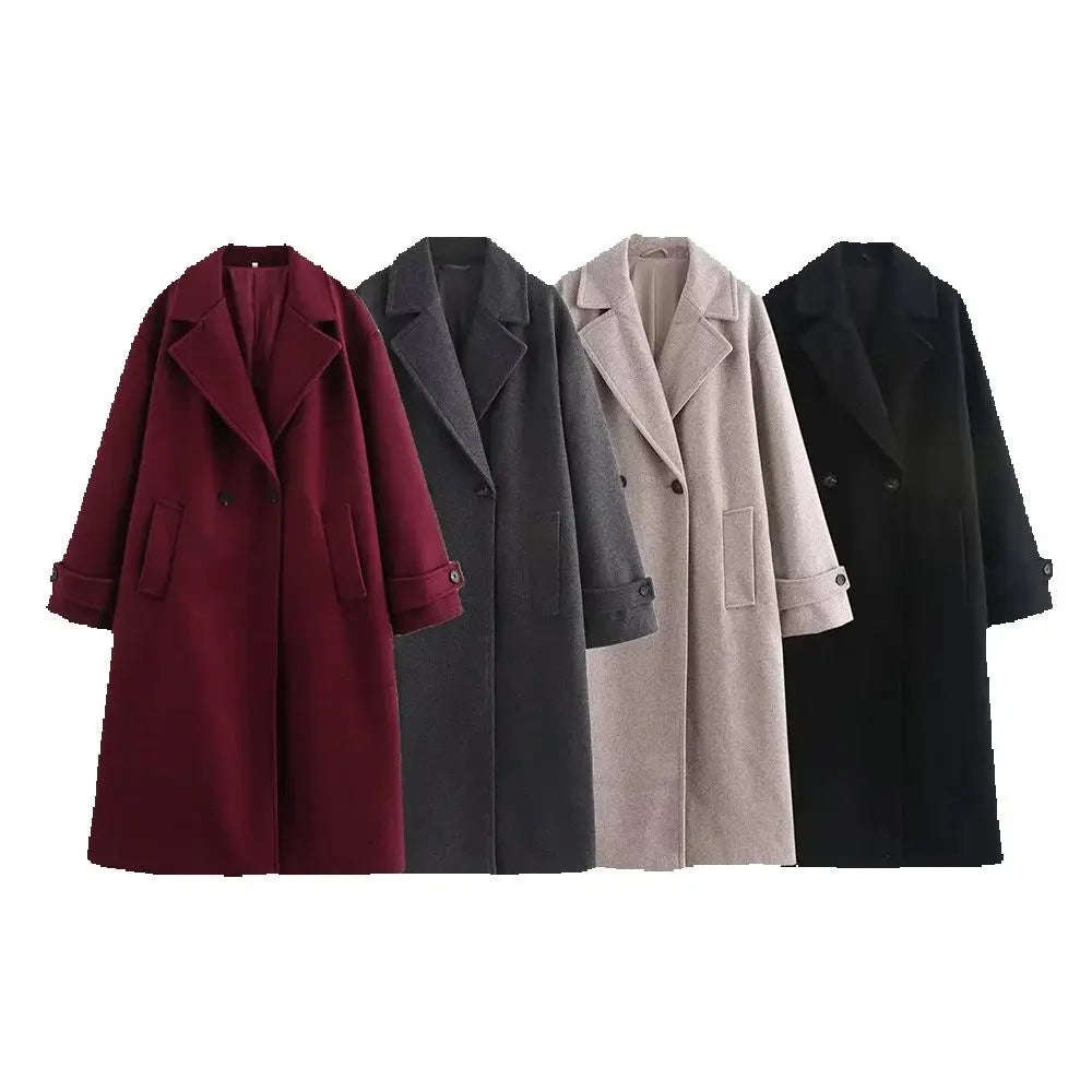 Autumn New Women's Clothing Style Fashionable Tri color Luxury Loose